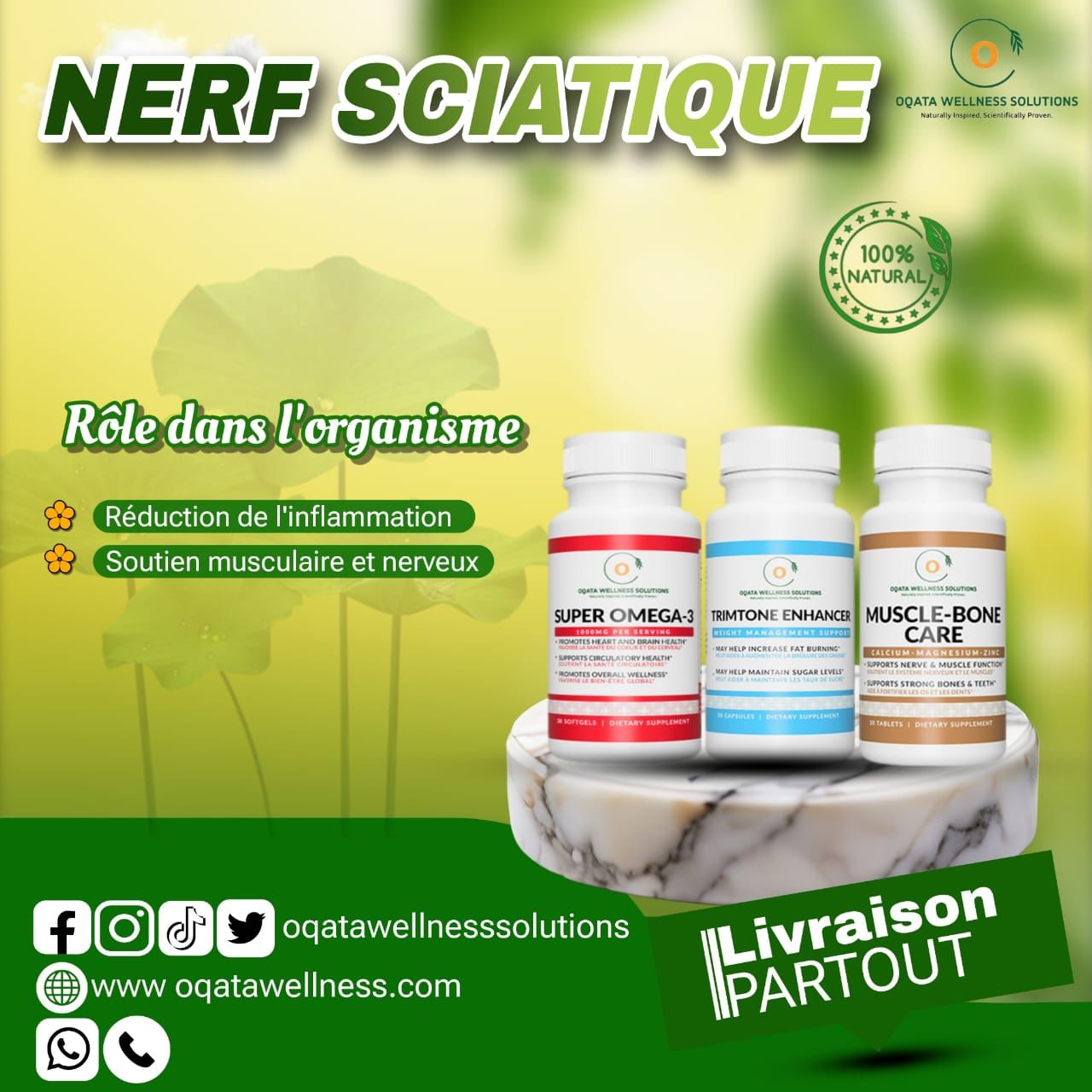 Muscle bonne care , trimtone , super omega 3