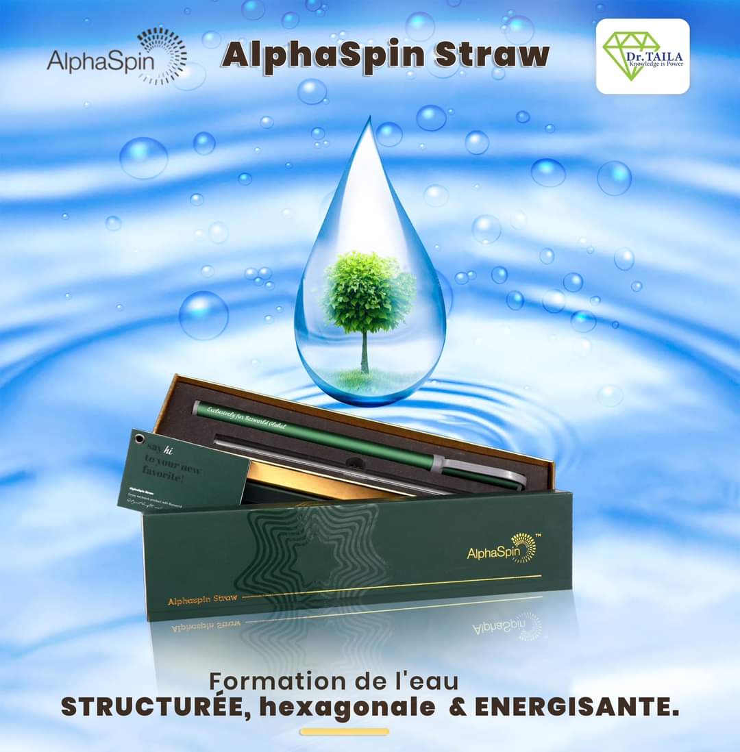 Alpha spin straw (plusqu'une paille)